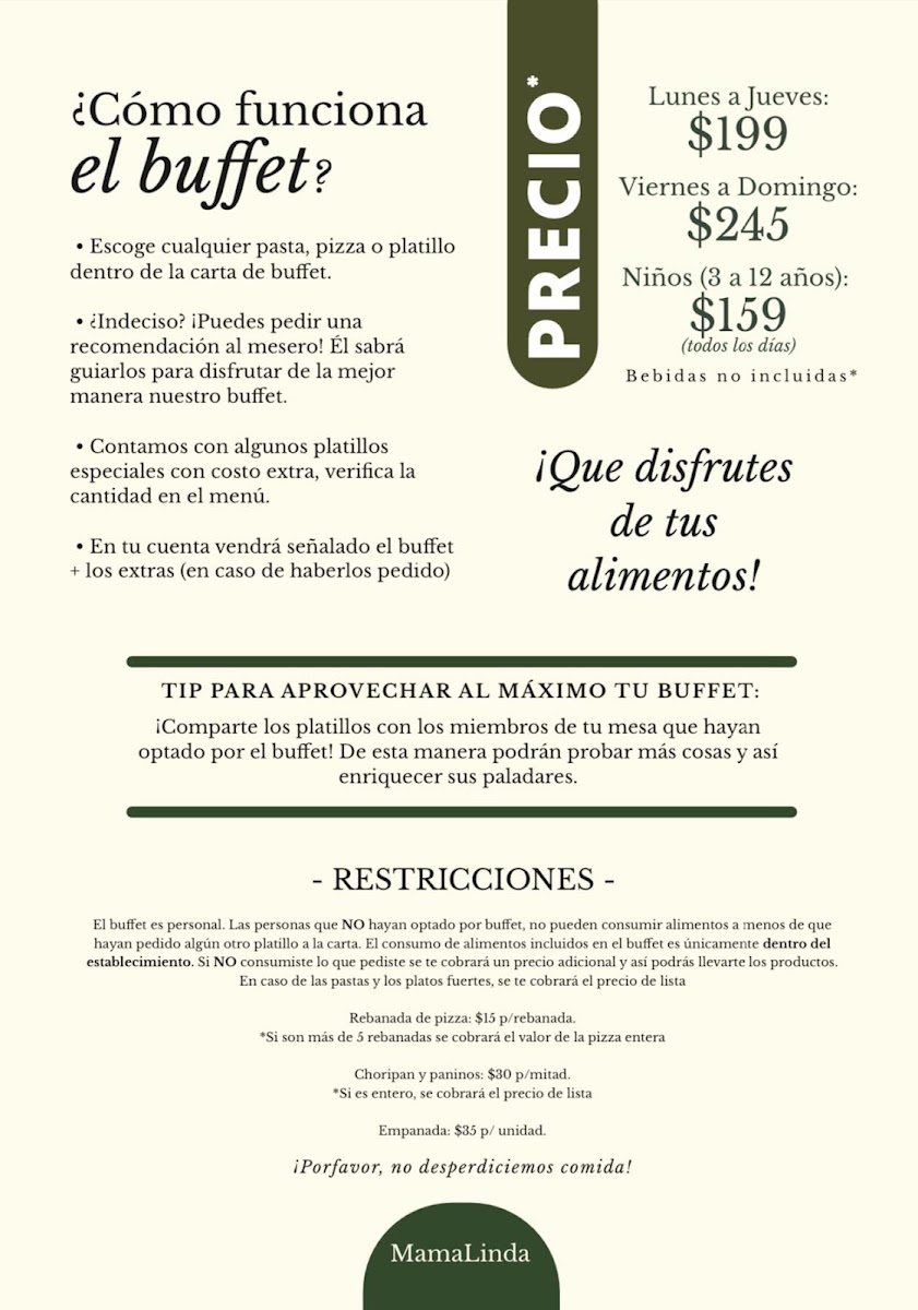 Mamalinda León Campestre Menu - Image 3